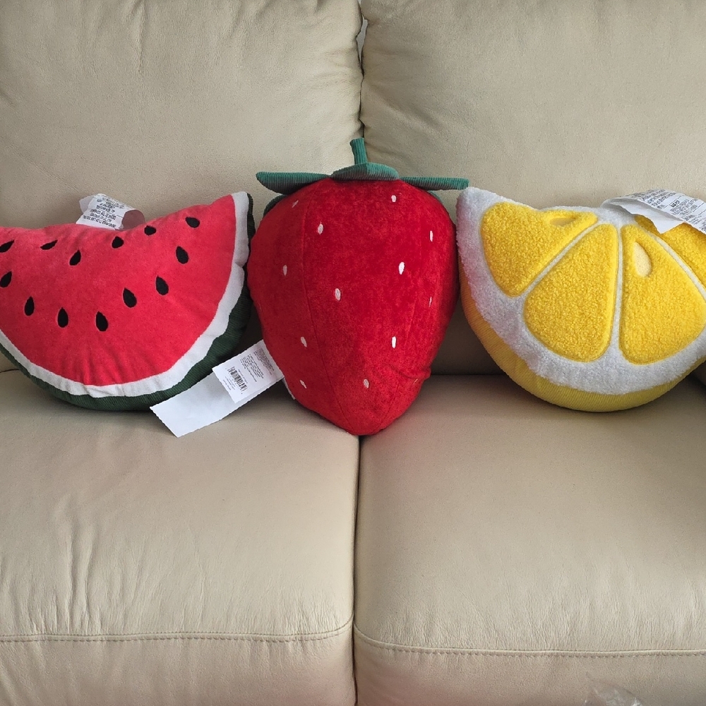 NWT: Vibrant Fruit Toss/Accent Pillow (YOUR CHOICE)